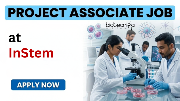 Project Associate Job at BRIC-inStem. Life Sciences Candidates, Apply Now. Job Opportunity in Bangalore, India. Project Associate Job at BRIC-inStem. Life Sciences Candidates, Apply Now. Job Opportunity in Bangalore, India.