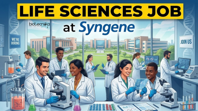 Life Sciences Job at Syngene. Masters Candidates, Apply Now For working in IP Management in Clinical Trials. Life Sciences Job at Syngene. Masters Candidates, Apply Now For working in IP Management in Clinical Trials.