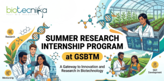 Summer Internship Program at GSBTM. Biotechnology Candidates, Apply Now. Biotechnology Internship in Gujarat. Get a Stipend of ₹10,000.
