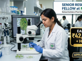 Senior Research Fellow at NIPGR. Life Sciences Candidates, Attend The Walk-in-Interview & Earn ₹42,000 + HRA.