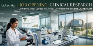 Clinical Research Job at Syneos Health. Life Sciences Candidates, Apply Now. Job Opportunity in Gurgaon, India.