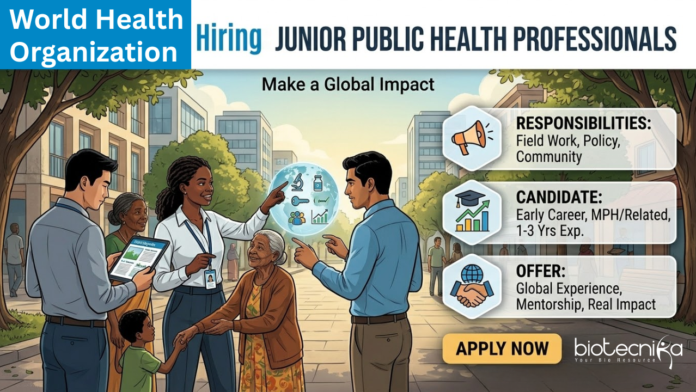 Public Health Job at World Health Organization. Biomedical & Life Sciences Candidates, Apply Now For this incredible Opportunity in New Delhi Public Health Job at World Health Organization. Biomedical & Life Sciences Candidates, Apply Now For this incredible Opportunity in New Delhi