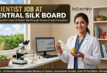 Scientist Job at Central Silk Board. Agricultural Sciences Candidates, Apply Now. Scientist Job Opportunities in the Agricultural Job sector.