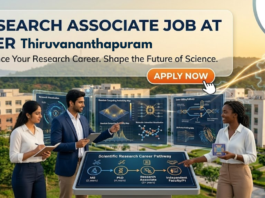 Research Associate Job at IISER Thiruvananthapuram. Biotechnology Candidates, Apply Now. Earn Rs. 60,000/- + 10% HRA.