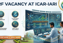 JRF Vacancy at ICAR-Indian Agricultural Research Institute. Agricultural Sciences Candidates, Apply Now. Opportunity in New Delhi.