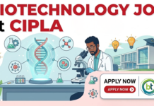 Biotechnology Job at Cipla. Apply Now For Team Member - Launch Execution Role. Job Opportunity in Maharashtra.