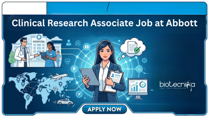 Clinical Research Associate Job at Abbott. Bioengineering Candidates, Apply Now. Job Opportunity in Gurgaon, India. Clinical Research Associate Job at Abbott. Bioengineering Candidates, Apply Now. Job Opportunity in Gurgaon, India.