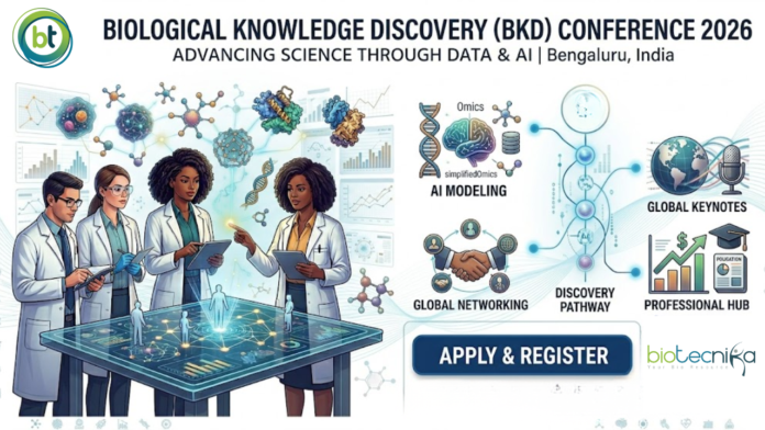Biology Conference - Biological Knowledge Discovery (BKD) Conference 2026. Hybrid event focusing on Drug Discovery & Bioinformatics. Biology Conference - Biological Knowledge Discovery (BKD) Conference 2026. Hybrid event focusing on Drug Discovery & Bioinformatics.