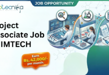 Project Associate Job at IMTECH. Agricultural Sciences Candidates, Apply Now & Earn Rs. 42,000/- per month.