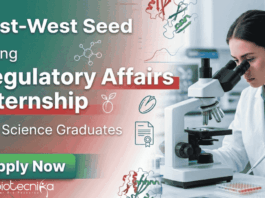 Regulatory Affairs Internship at East-West Seed Bengaluru for Agriculture graduates | Life Sciences Internship