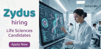 Zydus Group is Hiring Life Sciences Candidates | Apply Now for Biotechnology Jobs Explore Biotechnology Jobs at Zydus. Apply for Assistant Manager Bio Analytical Development Role Offering R&D jobs & Career in Life Sciences.