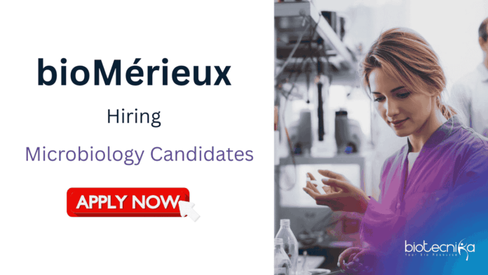 bioMérieux Apply for Microbiology Jobs at bioMérieux. Clinical Microbiology Jobs for Graduates and Postgraduates in Diagnostic Industry Roles in India.
