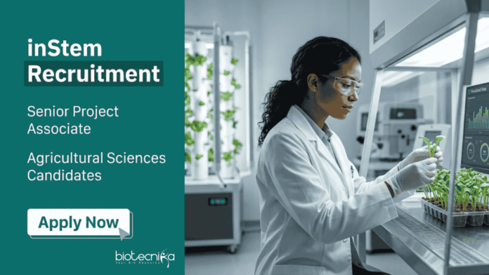 instem Apply for inStem Recruitment 2026. Senior Project Associate position in Bangalore offering a great Life Science Career opportunity.