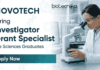 Clinical Research Jobs at Novotech | Life Science Candidates Apply Now Clinical research jobs investigator grant specialist novotech careers life science jobs CRO clinical trial role