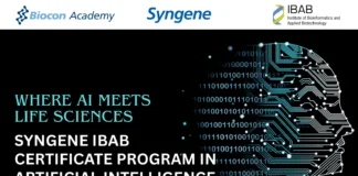 Syngene IBAB Certificate Program in Artificial Intelligence in Life Sciences (SAILS) Advance your Career with the Syngene IBAB Certificate Program in AI in Life Sciences (SAILS). Admissions Open for Life Sciences Candidates!