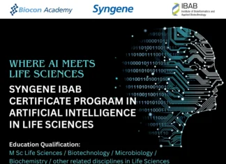 Advance your Career with the Syngene IBAB Certificate Program in AI in Life Sciences (SAILS). Admissions Open for Life Sciences Candidates!