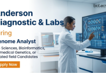 Life Sciences Jobs at Anderson Diagnostic & Labs | B.Sc / M.Sc Candidates Apply Now for Genome Analyst Role Apply for Bioinformatics Jobs as Genome Analyst. Life Sciences Jobs in NGS, Genomics & Variant Interpretation across various locations.