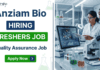 Quality Assurance Job at ANZIAM Bio. B.Sc/M.Sc Life Sciences candidates Seeking QA Jobs with ₹20,000 salary Apply Now.