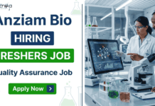 Freshers Job at Anziam Bio | Apply Now for Quality Assurance Jobs Quality Assurance Job at ANZIAM Bio. B.Sc/M.Sc Life Sciences candidates Seeking QA Jobs with ₹20,000 salary Apply Now.