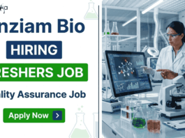 Quality Assurance Job at ANZIAM Bio. B.Sc/M.Sc Life Sciences candidates Seeking QA Jobs with ₹20,000 salary Apply Now.