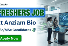 Quality Control Jobs for Freshers at Anziam Bio | BSc/ MSc Candidates Apply Now Apply for Quality Control Jobs at ANZIAM Bio. Executive Jobs for B.Sc/M.Sc Freshers interested in Microbiology Sector.