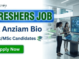 Apply for Quality Control Jobs at ANZIAM Bio. Executive Jobs for B.Sc/M.Sc Freshers interested in Microbiology Sector.