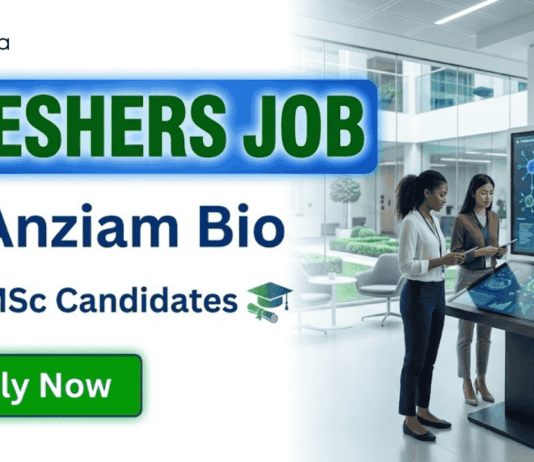 Apply for Quality Control Jobs at ANZIAM Bio. Executive Jobs for B.Sc/M.Sc Freshers interested in Microbiology Sector.