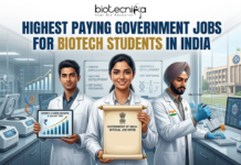Highest Paying Government Jobs for Biotech Students in India Highest Paying Government Jobs for Biotech Students in India. Three Indian scientists with biotech government job offers.