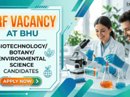 Apply for JRF Vacancy under BHU Recruitment. Biotechnology Career Opportunity in CSIR Project. Check Eligibility and Apply Now.