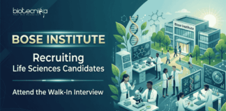 Research Jobs at Bose Institute | Master’s Candidates Attend the Walk-In Interview Apply for Bose Institute Recruitment. Walk-in Research Jobs for Project Associate with ₹35,000 + HRA. Build your Career in Life Sciences.