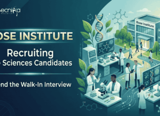 Research Jobs at Bose Institute | Master’s Candidates Attend the Walk-In Interview Apply for Bose Institute Recruitment. Walk-in Research Jobs for Project Associate with ₹35,000 + HRA. Build your Career in Life Sciences.