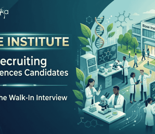 Apply for Bose Institute Recruitment. Walk-in Research Jobs for Project Associate with ₹35,000 + HRA. Build your Career in Life Sciences.