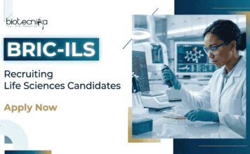 JRF Vacancy at BRIC-ILS | Life Sciences Candidates Attend the Walk-In Interview Apply for ILS Recruitment 2026. Explore JRF Vacancy and Life Sciences Research Jobs in Biotechnology and Bioinformatics Fields.