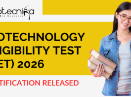 Biotechnology Eligibility Test (BET) 2026 Notification Released – Check Eligibility, Syllabus & Apply Online Biotechnology Eligibility Test (BET) 2026 Notification Released – Check Eligibility, Syllabus & Apply Online. Apply for Biotechnology Eligibility Test (BET) 2026 by Department of Biotechnology. Get DBT-JRF fellowship. Check Eligibility, Fees & Apply