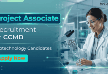 Project Associate Jobs at CCMB | MSc Biotechnology Candidates Attend the Walk-In Interview CCMB Recruitment for Project Associate Jobs. Walk-In Interview for Biotechnology Career in Hyderabad on April 8. Apply Now.