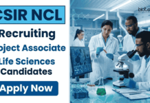 Life Sciences Jobs at CSIR NCL | Apply Now for Project Associate Jobs CSIR NCL Recruitment for Project Associate Jobs. Apply Now for Life Sciences Jobs in Drug Discovery and AI-based Research Roles in Pune.
