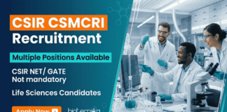 Project Associate Jobs at CSIR CSMCRI | Multiple Posts Available | Apply Now CSIR CSMCRI Recruitment: Multiple Project Associate Jobs. CSIR NET/ GATE Not Mandatory. Apply Now to Build your Life Sciences Career.