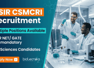 Project Associate Jobs at CSIR CSMCRI | Multiple Posts Available | Apply Now CSIR CSMCRI Recruitment: Multiple Project Associate Jobs. CSIR NET/ GATE Not Mandatory. Apply Now to Build your Life Sciences Career.