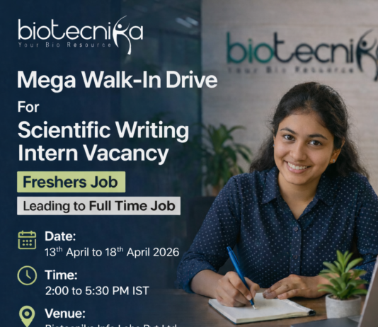 Scientific Writing Intern in Biotech