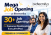 Biotecnika Hiring Customer Relationship Executive. Customer Relationship Executive job at Biotecnika. Great opportunity for life science graduates to build a career in customer success.