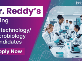 Quality Control Jobs at Dr. Reddy’s Laboratories | Biotechnology & Microbiology Candidates Apply Now Apply for Quality Control jobs at Dr Reddy’s. Microbiology & Biotechnology jobs in pharma with GMP, cleanroom, and monitoring experience.
