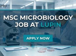 MSc Microbiology Job at Lupin | Candidates Apply Now