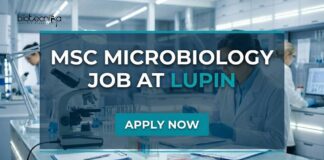 MSc Microbiology Job at Lupin Limited – Executive Role Open in Tarapur MSc Microbiology Job at Lupin | Candidates Apply Now