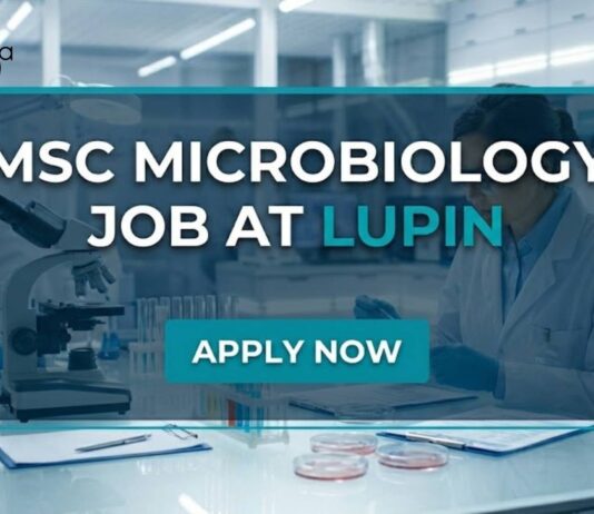 MSc Microbiology Job at Lupin | Candidates Apply Now