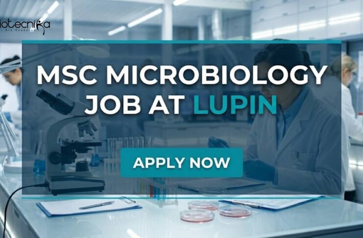 MSc Microbiology Job at Lupin Limited – Executive Role Open in Tarapur MSc Microbiology Job at Lupin | Candidates Apply Now