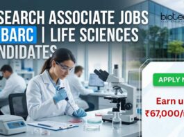 Research Associate Jobs at BARC | Life Sciences Grads | Apply