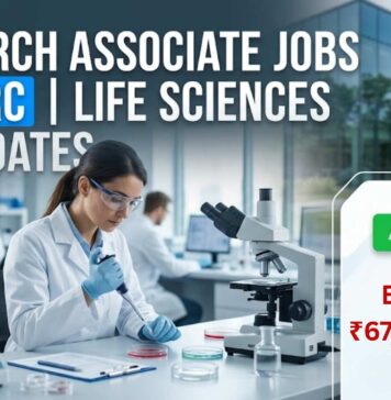 BARC Research Associate Jobs 2026 – High-Paying Govt Opportunity in Life Sciences | Earn up to ₹67,000/month Research Associate Jobs at BARC | Life Sciences Grads | Apply