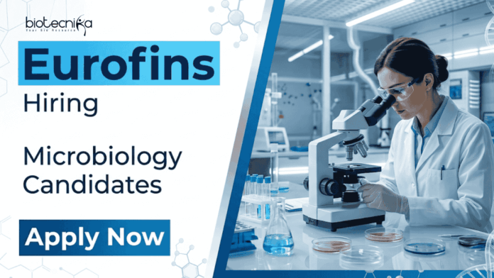 Eurofins (2) Eurofins Career Microbiology Jobs in Bengaluru. Apply for Food Testing Jobs and Build your Lab Career with Hands-On Microbiology Experience.
