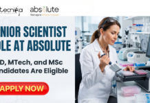 Exclusive Job Opening – Senior Scientist Role for Ph.D, MTech, and MSc Candidates at Absolute | Apply Now Senior Scientist Job at Absolute | PhD, MTech, & MSc Candidates.