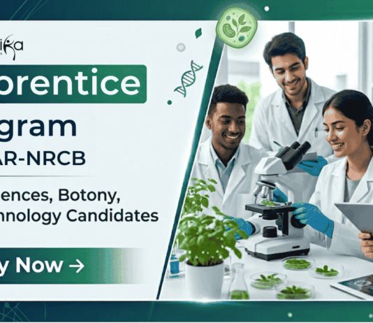 Life Science Government Jobs at ICAR-NRCB | 16 Vacancies with Stipend | Apply Now for Apprentice Program Apply for NRCB Recruitment. Explore Biotechnology & Life Science Government Jobs and Build your Career in Life Sciences. 16 Vacancies